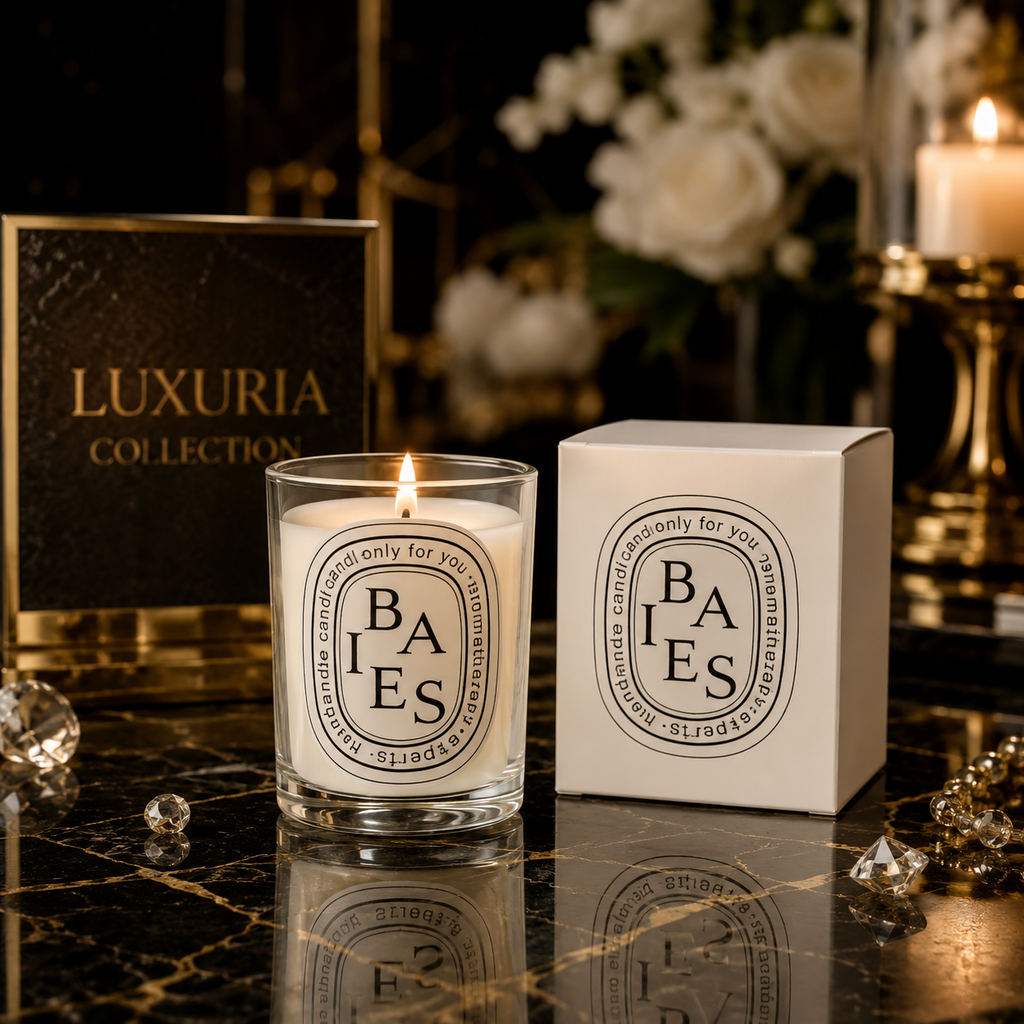 Bougie Parfumée Luxe | Cire de Soja — 7 Senteurs au Choix | Déco & Cadeau