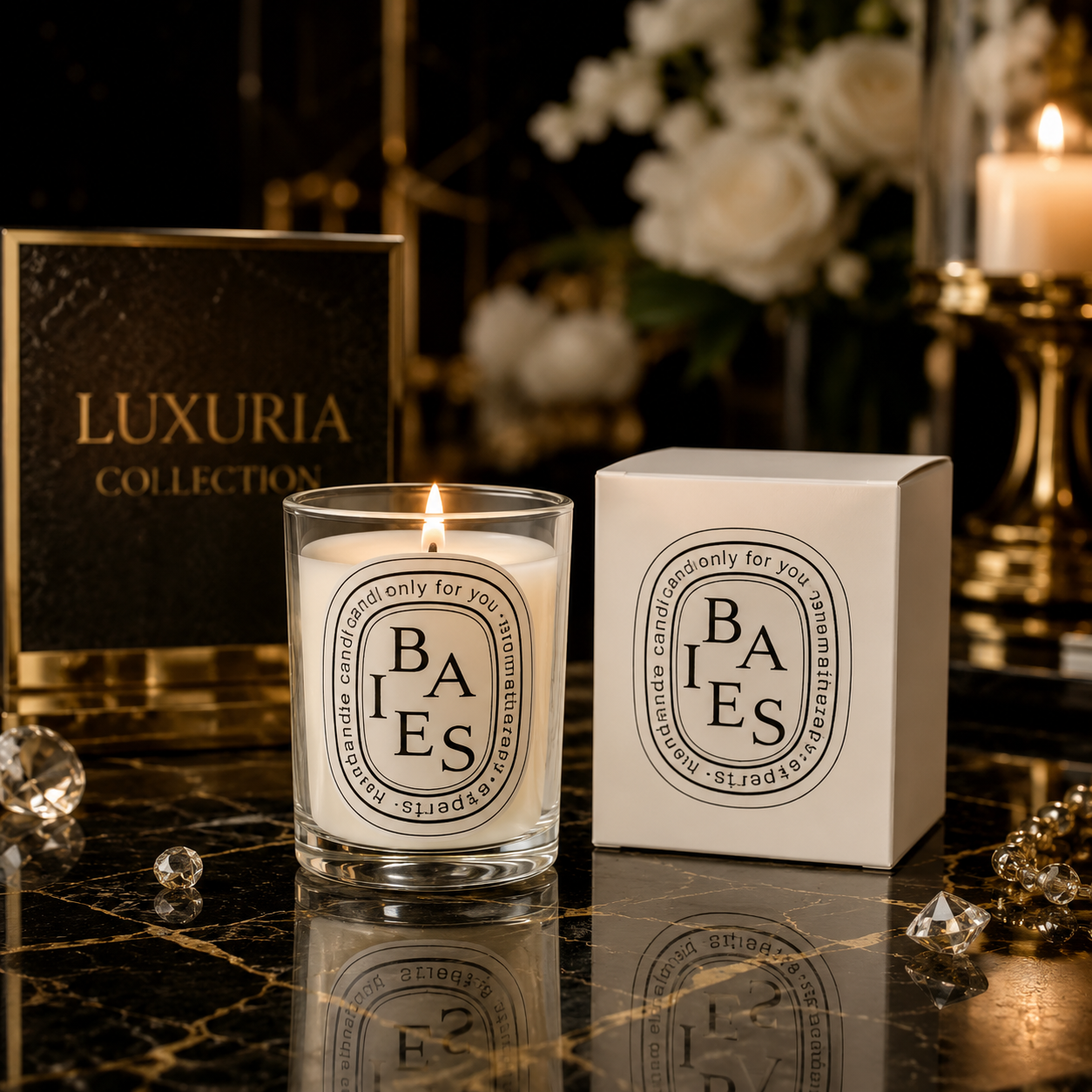 Bougie Parfumée Luxe | Cire de Soja — 7 Senteurs au Choix | Déco & Cadeau