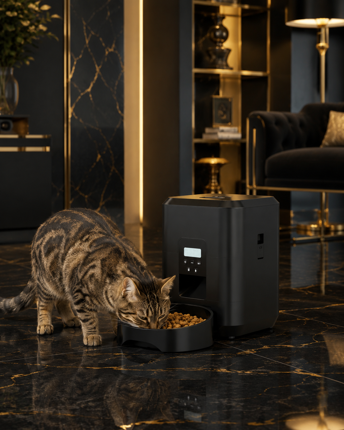 Distributeur Automatique de Croquettes | Chat & Chien — Programmable, Dosage Précis, Version WiFi Disponible