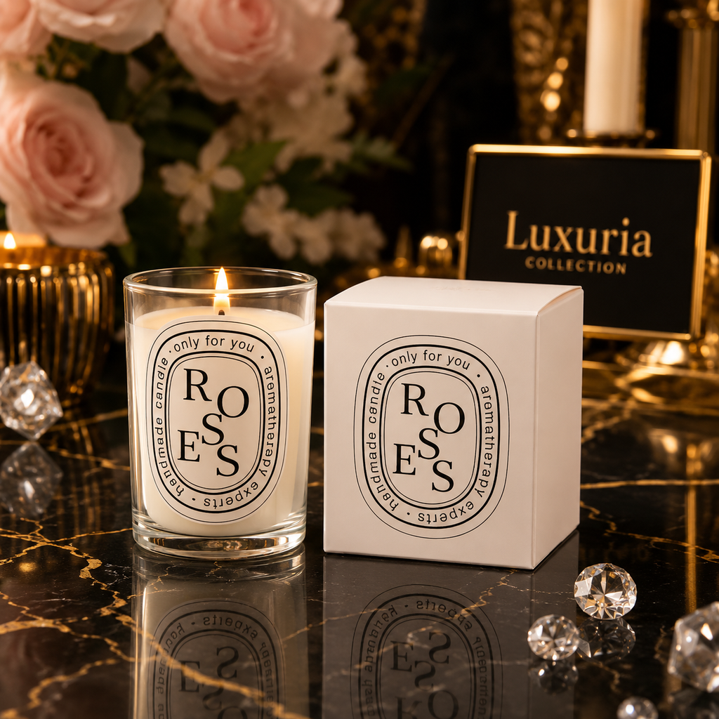 Bougie Parfumée Luxe | Cire de Soja — 7 Senteurs au Choix | Déco & Cadeau