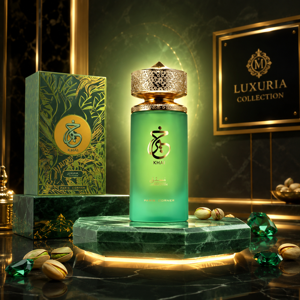 Khair Pistachio – Eau de Parfum Gourmande & Orientale Unisexe | Paris Corner | 100 ml