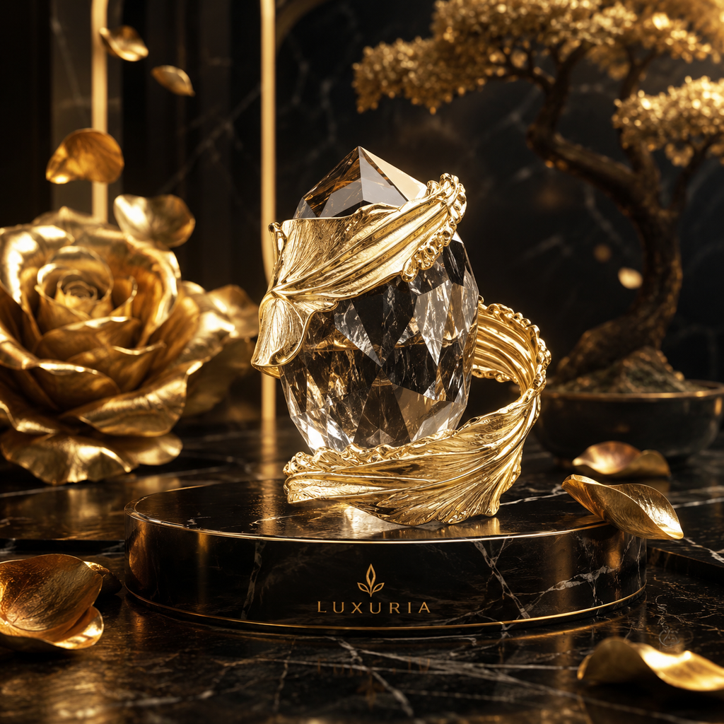 bracelet Feuille D'or luxe taille unique