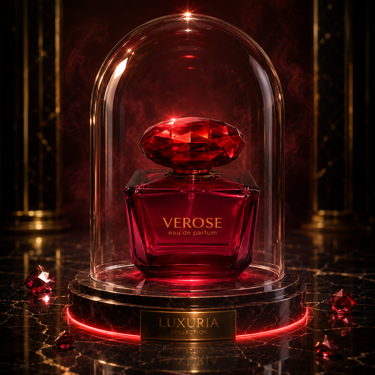 Verose Cristal Noir – Eau de Parfum Florale Longue Durée pour Femme | 100 ml