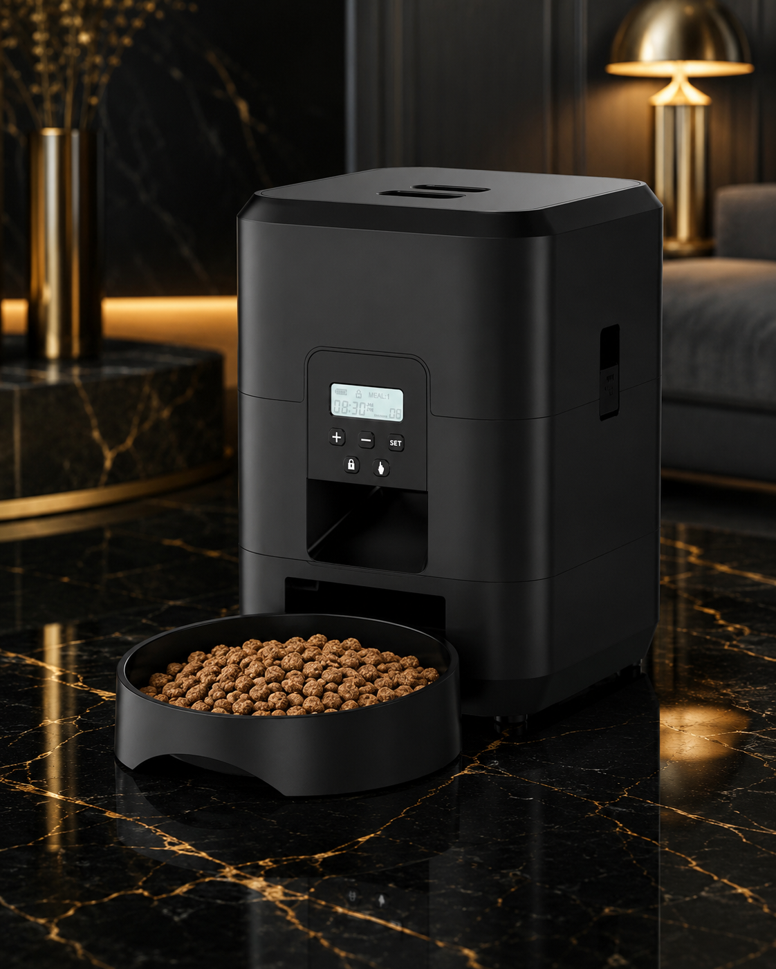 Distributeur Automatique de Croquettes | Chat & Chien — Programmable, Dosage Précis, Version WiFi Disponible