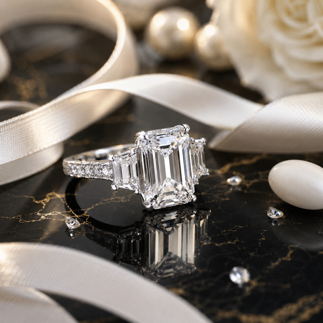 Bague de Mariée Cristal — Alliance Femme Style Moderne, Éclat Brillant & Élégance Nuptiale