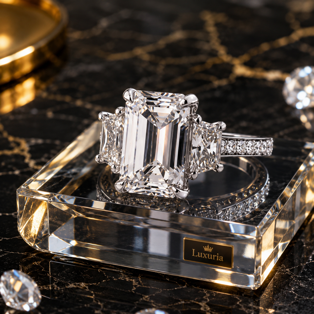 Bague de Mariée Cristal — Alliance Femme Style Moderne, Éclat Brillant & Élégance Nuptiale