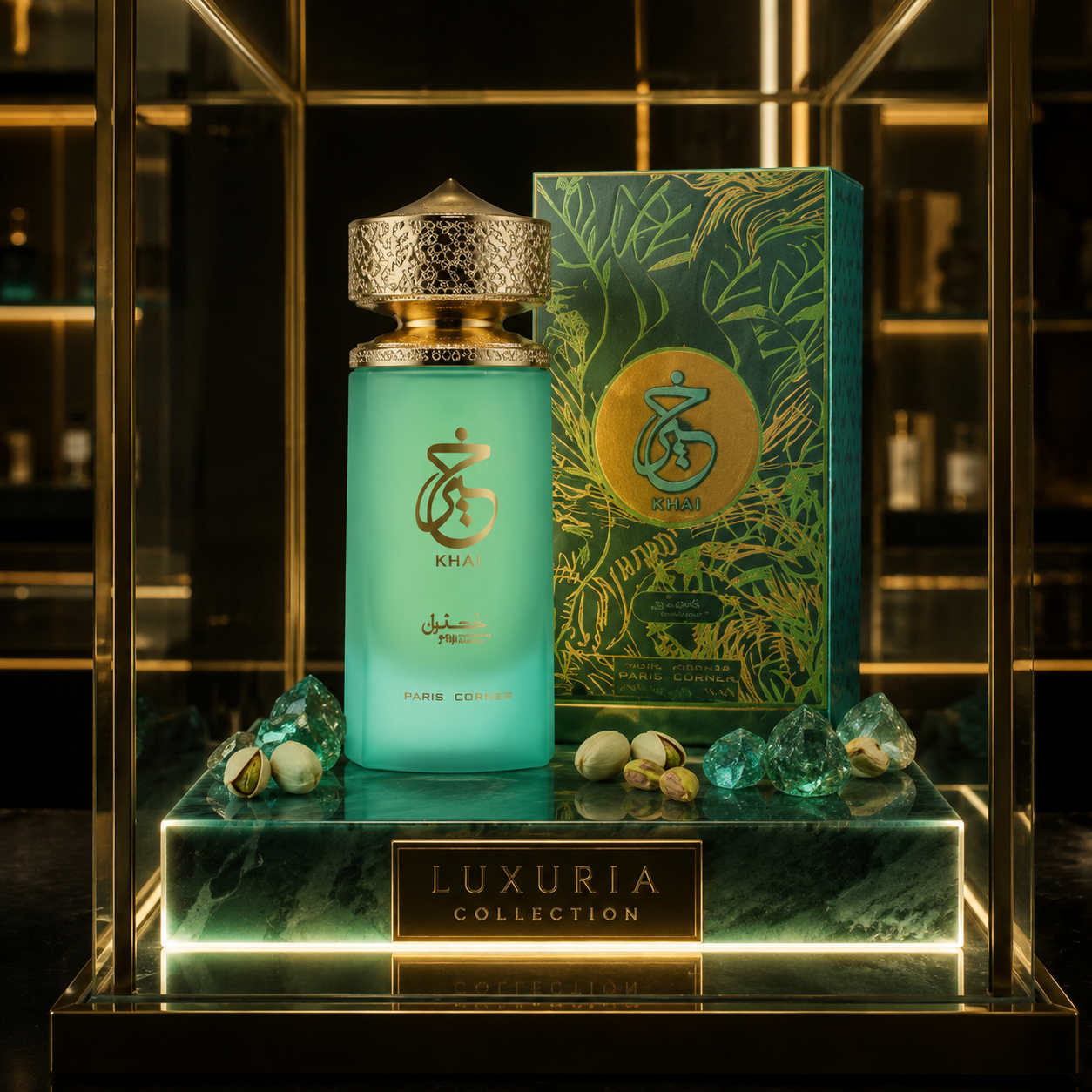 Khair Pistachio – Eau de Parfum Gourmande & Orientale Unisexe | Paris Corner | 100 ml