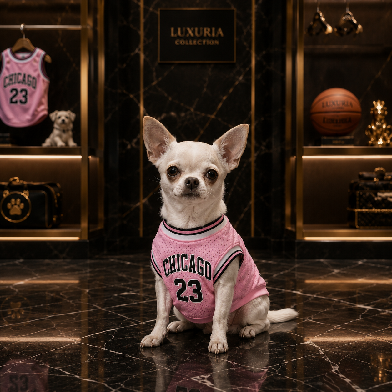 Maillot de Basket pour Chien & Chat – Débardeur Sport Respirant | Noir, Rouge, Rose, Bleu | XS à XXL