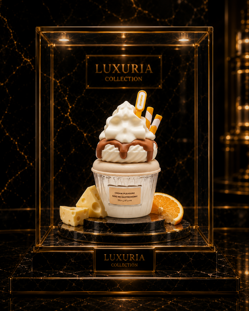 Brume parfumée Crème glacée Luxuria en vitrine