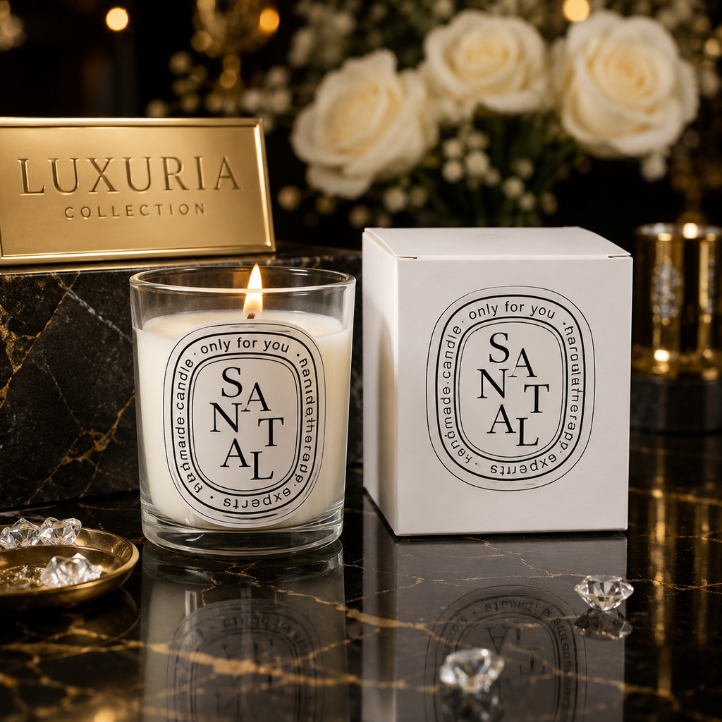 Bougie Parfumée Luxe | Cire de Soja — 7 Senteurs au Choix | Déco & Cadeau
