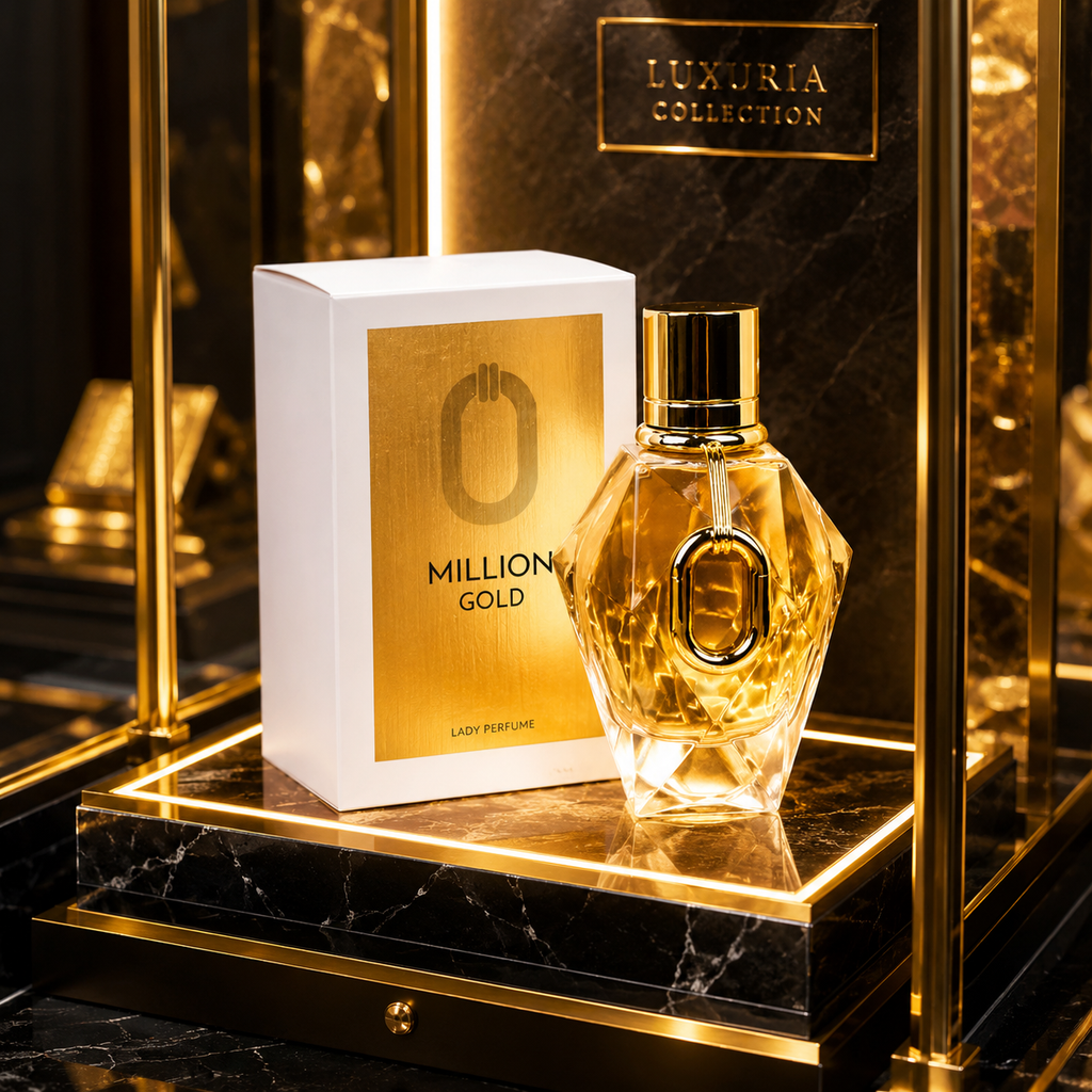 Million Gold – Eau de Parfum Orientale Florale pour Femme | Rose, Oud & Patchouli | 100 ml