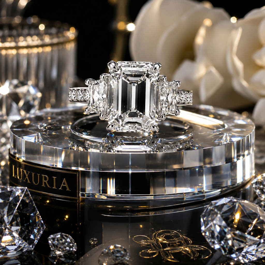 Bague de Mariée Cristal — Alliance Femme Style Moderne, Éclat Brillant & Élégance Nuptiale